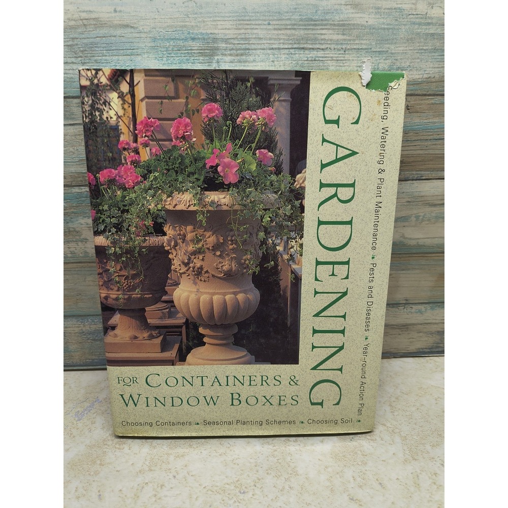 Gardening for Containers & Window Boxes hardcover Used